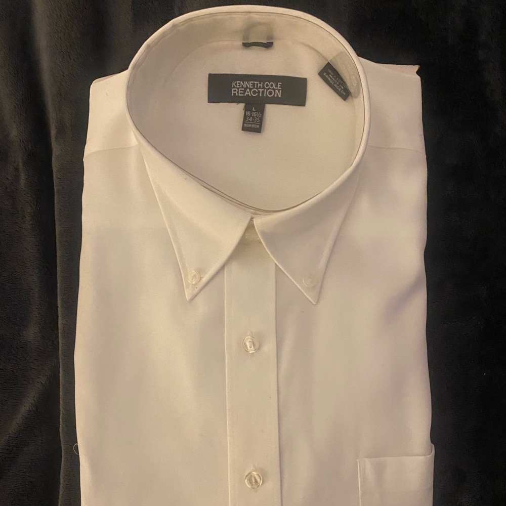 Kenneth Cole Reaction Classic White Dress Shirt